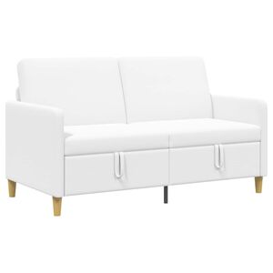 vidaXL Sofa s &uacute;ložn&yacute;m prostorem B&iacute;l&aacute; 152 x 78 x 87 cm Polyester