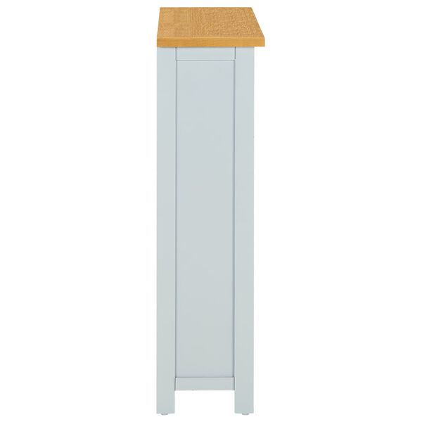 vidaXL Knihovna se 3 policemi 72 x 22,5 x 82 cm masivn&iacute; dubov&eacute; dřevo