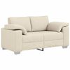 vidaXL Sofa pro dvě osoby B&eacute;žov&aacute; 160 cm Lněn&aacute; směs