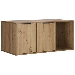 vidaXL N&aacute;bytek pro kočič&iacute; přepravku Dub artisan 100 x 49 x 45 cm