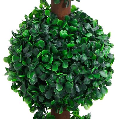 vidaXL Umělý zimostráz ve tvaru koule s květináčem zelený 90 cm