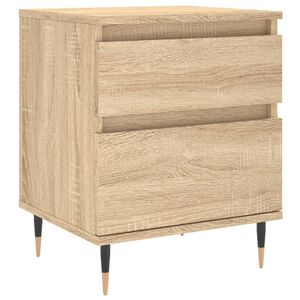 vidaXL Nočn&iacute; stolek dub sonoma 40 x 35 x 50 cm kompozitn&iacute; dřevo