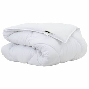 vidaXL Zimn&iacute; přikr&yacute;vka 200 x 135 x 5 cm Zima Polyester B&iacute;l&aacute; Prody&scaron;n&yacute;