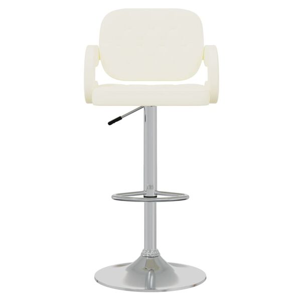 vidaXL Barov&aacute; židle kr&eacute;mov&aacute; uměl&aacute; kůže