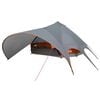 vidaXL Teepee stan pro 9 osob 9m&iacute;stn&yacute; &Scaron;ed&aacute; a oranžov&aacute;