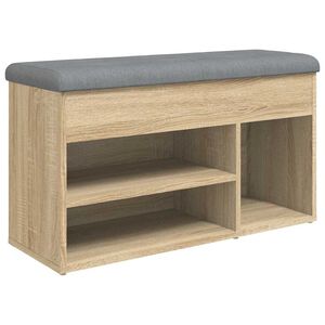 vidaXL Lavice s botn&iacute;kem dub sonoma 82 x 32 x 45,5 cm kompozitn&iacute; dřevo