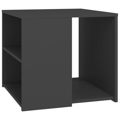 vidaXL Odkládací stolek šedý 50 x 50 x 45 cm dřevotříska