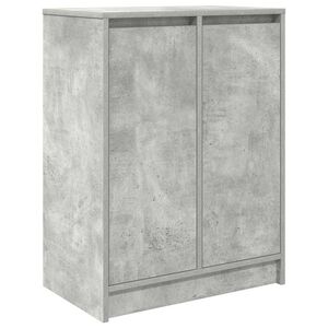 vidaXL Botn&iacute;k betonově &scaron;ed&yacute; 57x34x76 cm kompozitn&iacute; dřevo