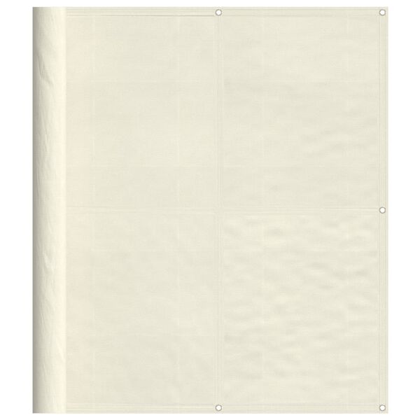 vidaXL Balkonov&aacute; z&aacute;stěna kr&eacute;mov&aacute; 120 x 700 cm 100% polyester oxford