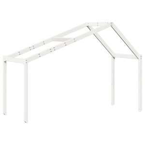 vidaXL Střecha na dětskou postel b&iacute;l&aacute; 213x95,5x144,5 cm borov&eacute; dřevo