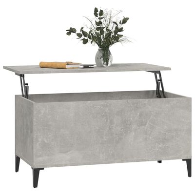 vidaXL Konferenční stolek betonově šedý 90x44,5x45 cm kompozitní dřevo
