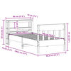 vidaXL Postel bez matrace voskově hněd&aacute; 90 x 190 cm masivn&iacute; borovice