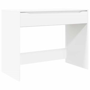 vidaXL Stůl se z&aacute;suvkou B&iacute;l&yacute; 100 x 50 x 78 cm Dřevěn&yacute; materi&aacute;l