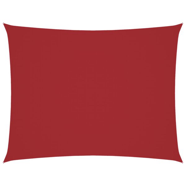 vidaXL St&iacute;n&iacute;c&iacute; plachta oxfordsk&aacute; l&aacute;tka obd&eacute;ln&iacute;kov&aacute; 2,5 x 4 m červen&aacute;