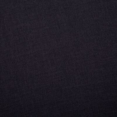 vidaXL 3místná pohovka textilní čalounění černá