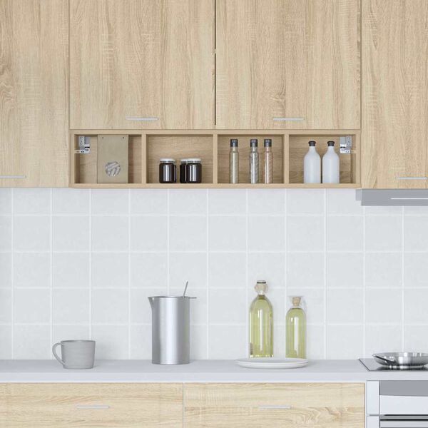 vidaXL Z&aacute;věsn&aacute; skř&iacute;ňka Sonoma dub 20 x 29,5 x 100 cm kompozitn&iacute; dřevo