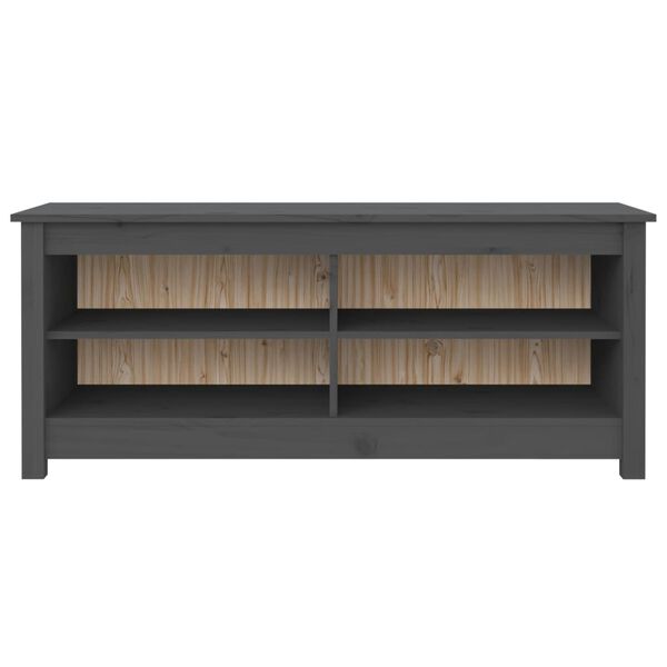 vidaXL Lavice s botn&iacute;kem &scaron;ed&aacute; 110 x 38 x 45,5 cm masivn&iacute; borovice