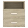 vidaXL Noční stolek dub sonoma 50 x 32 x 60 cm