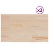 vidaXL Stoln&iacute; desky 3 ks 80x47x2,5 cm obd&eacute;ln&iacute;kov&eacute; masivn&iacute; borov&eacute; dřevo