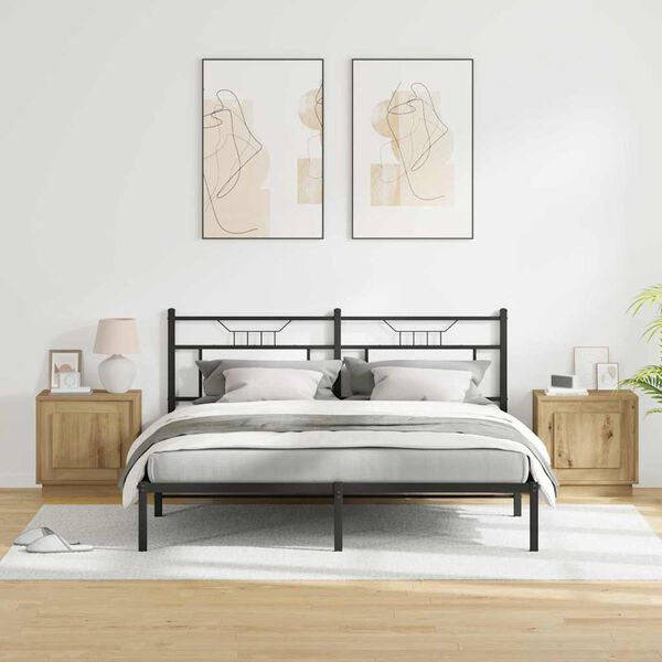 vidaXL Nočn&iacute; skř&iacute;ňka 2 pcs Artisanov&yacute; dub 44 x 34,5 x 45 cm