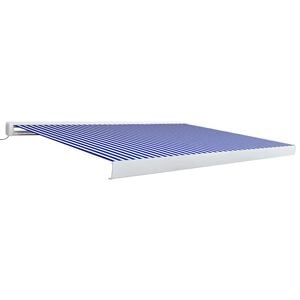 vidaXL Kazetov&aacute; mark&yacute;za s motorem 400x300 cm modr&aacute; a b&iacute;l&aacute;