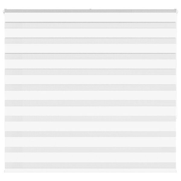 vidaXL Zebra roleta b&iacute;l&aacute; 160x150 cm &scaron;&iacute;řka l&aacute;tky 155,9 cm polyester