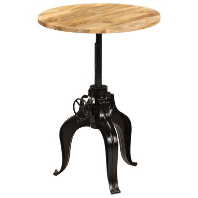 vidaXL Barový stůl z masivního mangovníkového dřeva 75 x (76–110) cm