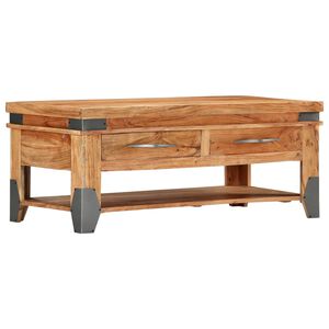 vidaXL Konferenčn&iacute; stolek 110 x 52 x 45 cm masivn&iacute; ak&aacute;ciov&eacute; dřevo