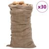vidaXL Jutov&eacute; pytle 30 ks 65 x 135 cm 100% juta 220 g/m&sup2;