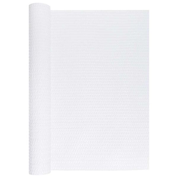 vidaXL Balkonov&aacute; z&aacute;stěna b&iacute;l&aacute; 400 x 80 cm polyratan