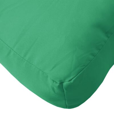 vidaXL Poduška na palety zelená 60 x 40 x 12 cm textil
