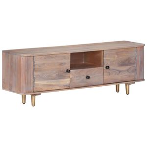 vidaXL TV stolek 118 x 30 x 40 cm masivn&iacute; ak&aacute;ciov&eacute; dřevo