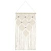 vidaXL N&aacute;stěnn&yacute; z&aacute;věs macram&eacute; 40 x 80 cm bavlna