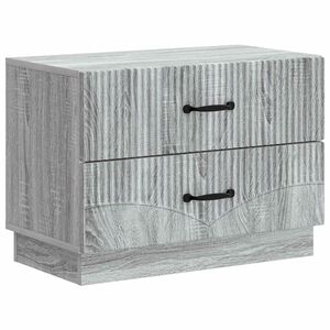 vidaXL Nočn&iacute; skř&iacute;ňka &Scaron;ed&aacute; sonoma 62 x 34,5 x 44,5 cm Kompozitn&iacute; dřevo