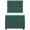 vidaXL Box spring postel s matrac&iacute; tmavě zelen&aacute; 80 x 200 cm samet