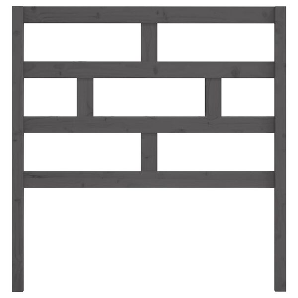 vidaXL Čelo postele &scaron;ed&eacute; 106 x 4 x 100 cm masivn&iacute; borovice