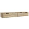 vidaXL N&aacute;stěnn&eacute; skř&iacute;ňky 2 ks dub sonoma 68x30x20 cm kompozitn&iacute; dřevo