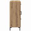 vidaXL Serv&iacute;rovac&iacute; skř&iacute;ň se z&aacute;suvkou dub artisan 69.5 x 34 x 90 cm