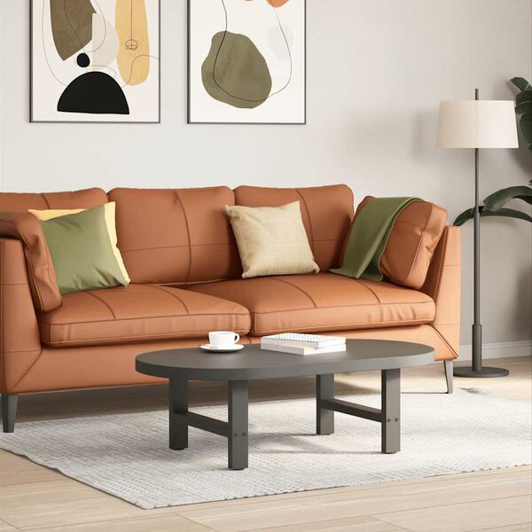 vidaXL Nohy konferenčn&iacute;ho stolku antracitov&eacute; 2 ks 50 x (30-31) cm ocelov&eacute;