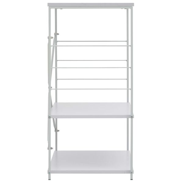 vidaXL Skříňka na mikrovlnku bílá 60 x 39,6 x 79,5 cm kompozitní dřevo