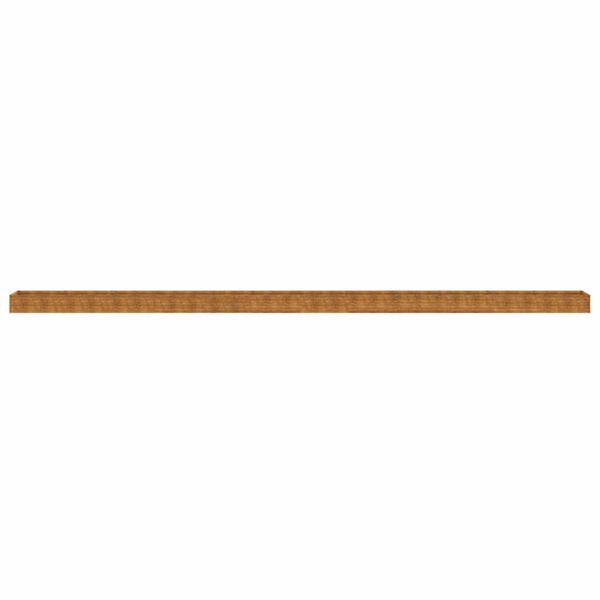 vidaXL Zahradn&iacute; vyv&yacute;&scaron;en&yacute; z&aacute;hon 1 152 x 50 x 36 cm cortenov&aacute; ocel