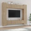 vidaXL 8d&iacute;ln&yacute; set TV skř&iacute;něk dub sonoma kompozitn&iacute; dřevo