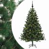 vidaXL Uměl&yacute; v&aacute;nočn&iacute; stromek s v&aacute;nočn&iacute;mi koulemi 210 cm 300 LED