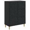 vidaXL Serv&iacute;rovac&iacute; skř&iacute;ň Čern&aacute; 66 x 34,5 x 90 cm Kompozitn&iacute; dřevo