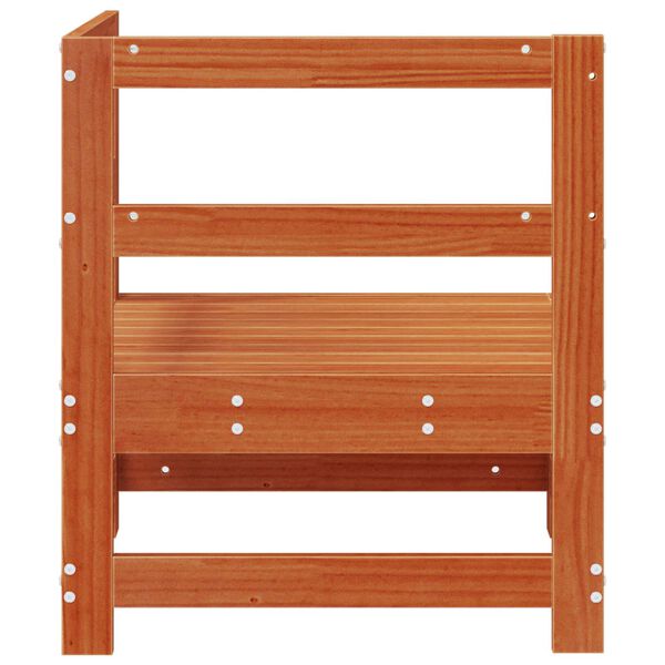 vidaXL Zahradn&iacute; rohov&aacute; sedačka Masivn&iacute; borovice Voskově Hněd&aacute;