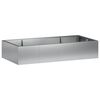 vidaXL Opěrn&aacute; zeď 6 ks 200 x 100 x 50 cm Pozinkovan&aacute; ocel Stř&iacute;brn&aacute;