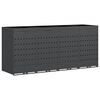 vidaXL &Uacute;ložn&yacute; box na 4 popelnice Antracit 272 x 77,5 x 121,5 cm