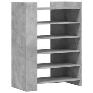 vidaXL Botn&iacute;k betonově &scaron;ed&yacute; 74,5 x 37,5 x 100 cm kompozitn&iacute; dřevo