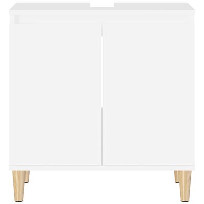 vidaXL Skříňka pod umyvadlo bílá 58 x 33 x 60 cm kompozitní dřevo