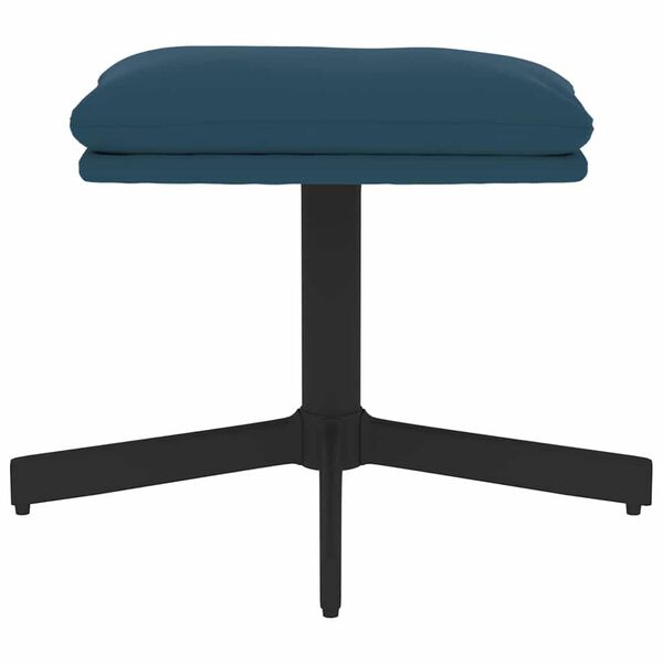 vidaXL Podnožka modr&aacute; 60x60x36 cm samet